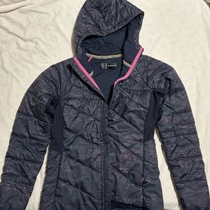 Smartwool Women's Smartloft 150 Hooded Jacket Dark Night medium EUC